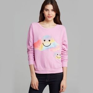 Wildfox Sherbet Clouds Baggy Beach Jumper